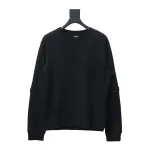 Fendi Diamond Sleeve Monster Glasses Crew Neck Hoodie