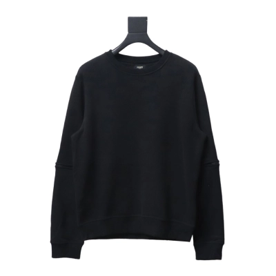 Fendi Diamond Sleeve Monster Glasses Crew Neck Hoodie 01