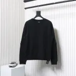Fendi Diamond Sleeve Monster Glasses Crew Neck Hoodie
