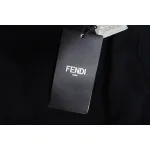 Fendi Diamond Sleeve Monster Glasses Crew Neck Hoodie