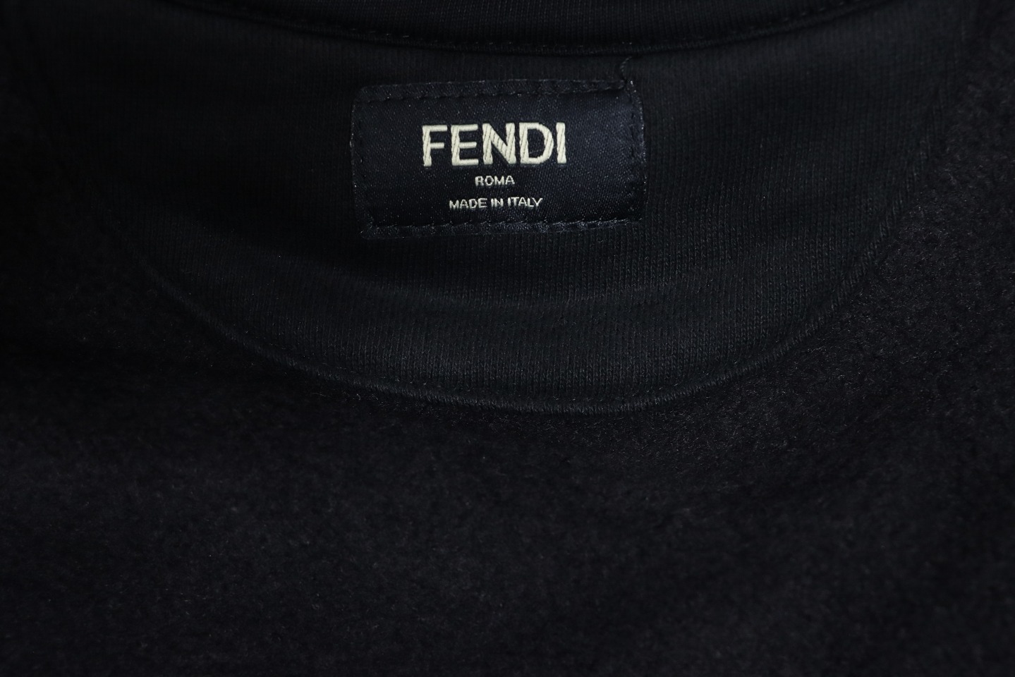 Fendi Diamond Sleeve Monster Glasses Crew Neck Hoodie