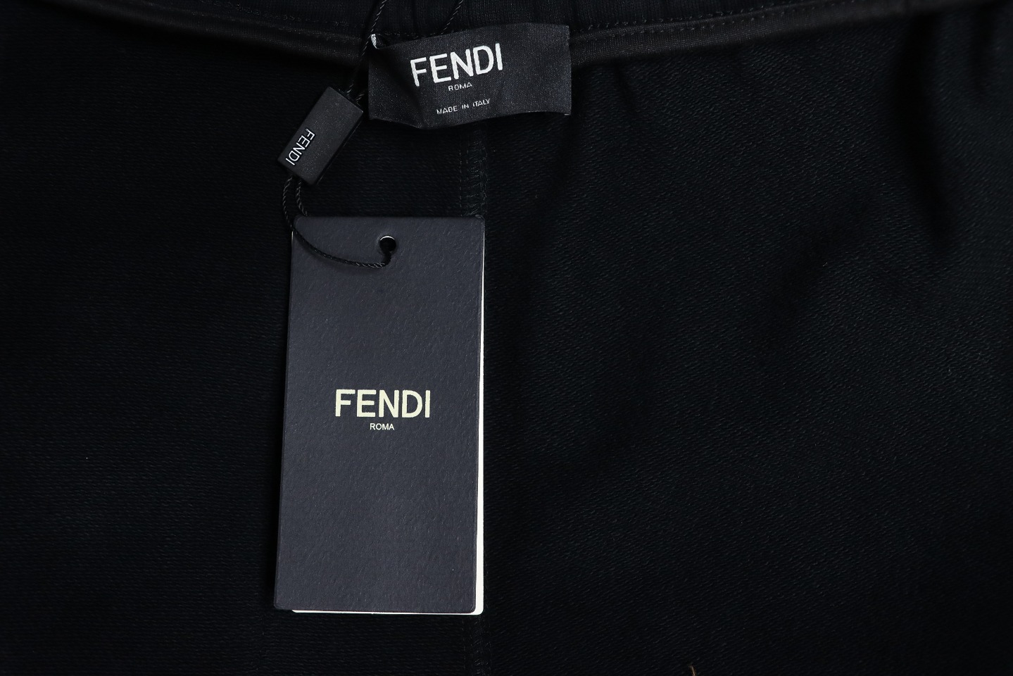 Fendi Double F Embroidered And Logo Ribbon Sweatpants