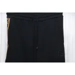 Fendi Double F Embroidered And Logo Ribbon Sweatpants