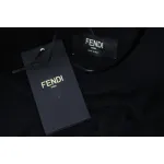Fendi Embossed FF Knitted Crew Neck Sweater