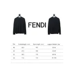 Fendi Embossed FF Knitted Crew Neck Sweater