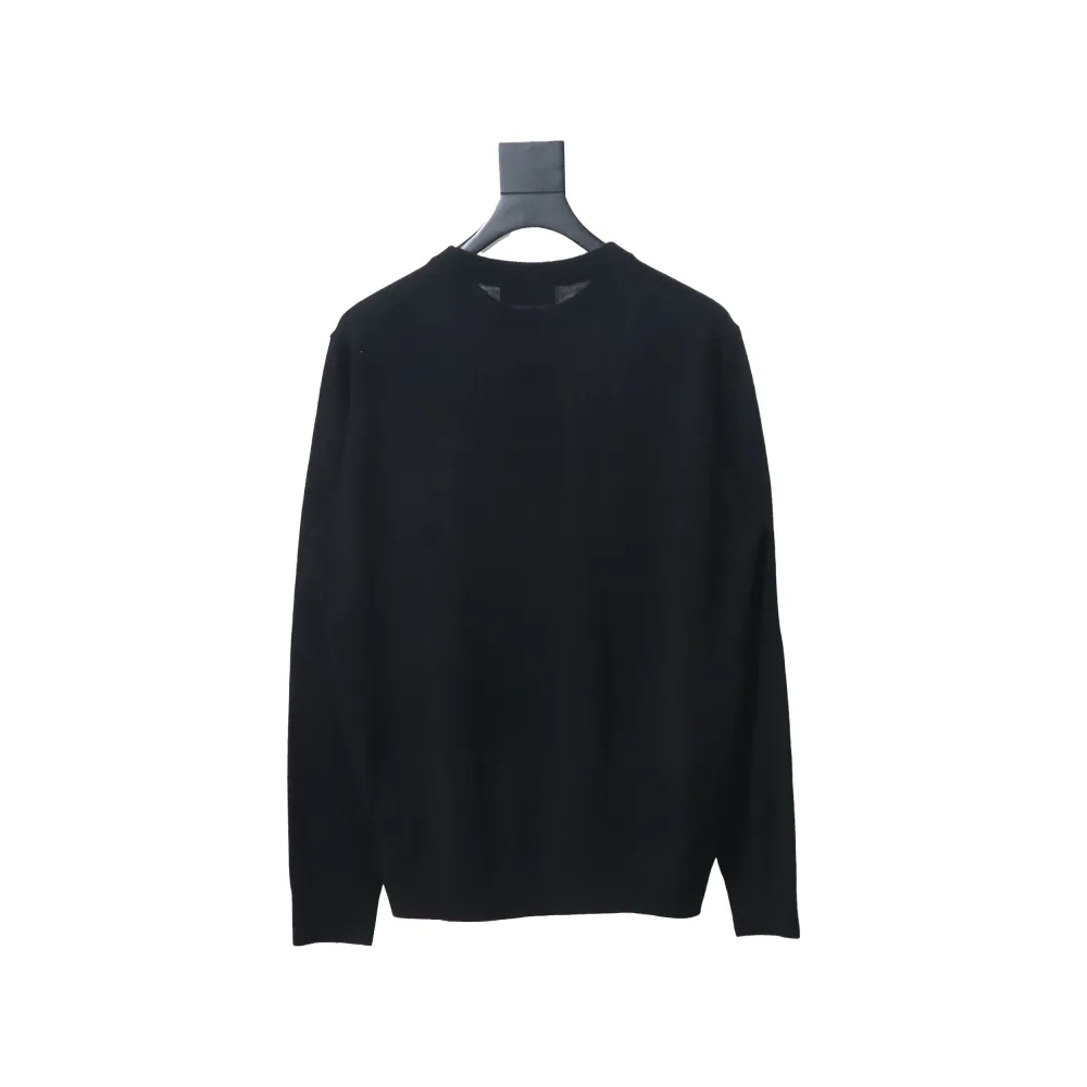 Fendi Embossed FF Knitted Crew Neck Sweater