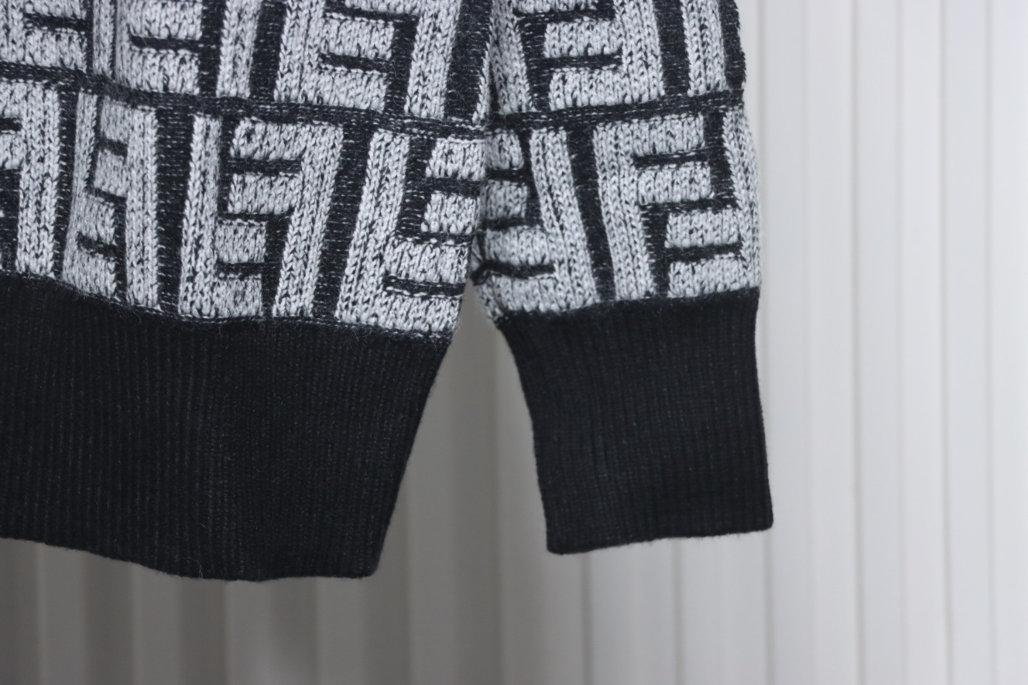 Fendi FF Jacquard Cardigan Sweater