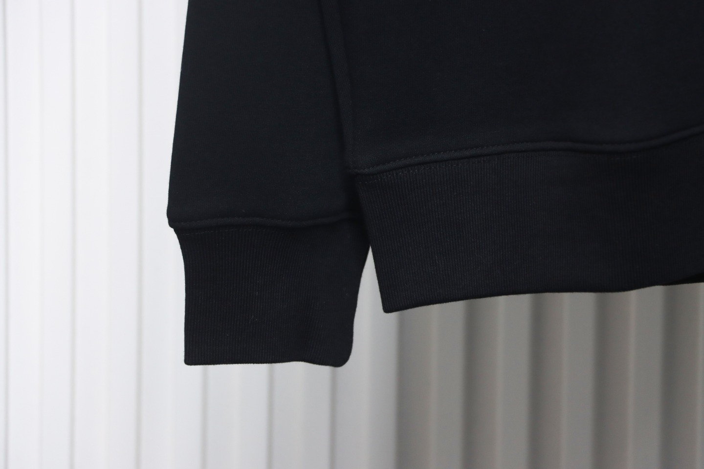 Fendi Funny Cartoon Letter Round Neck Hoodie Black