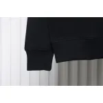 Fendi Funny Cartoon Letter Round Neck Hoodie Black