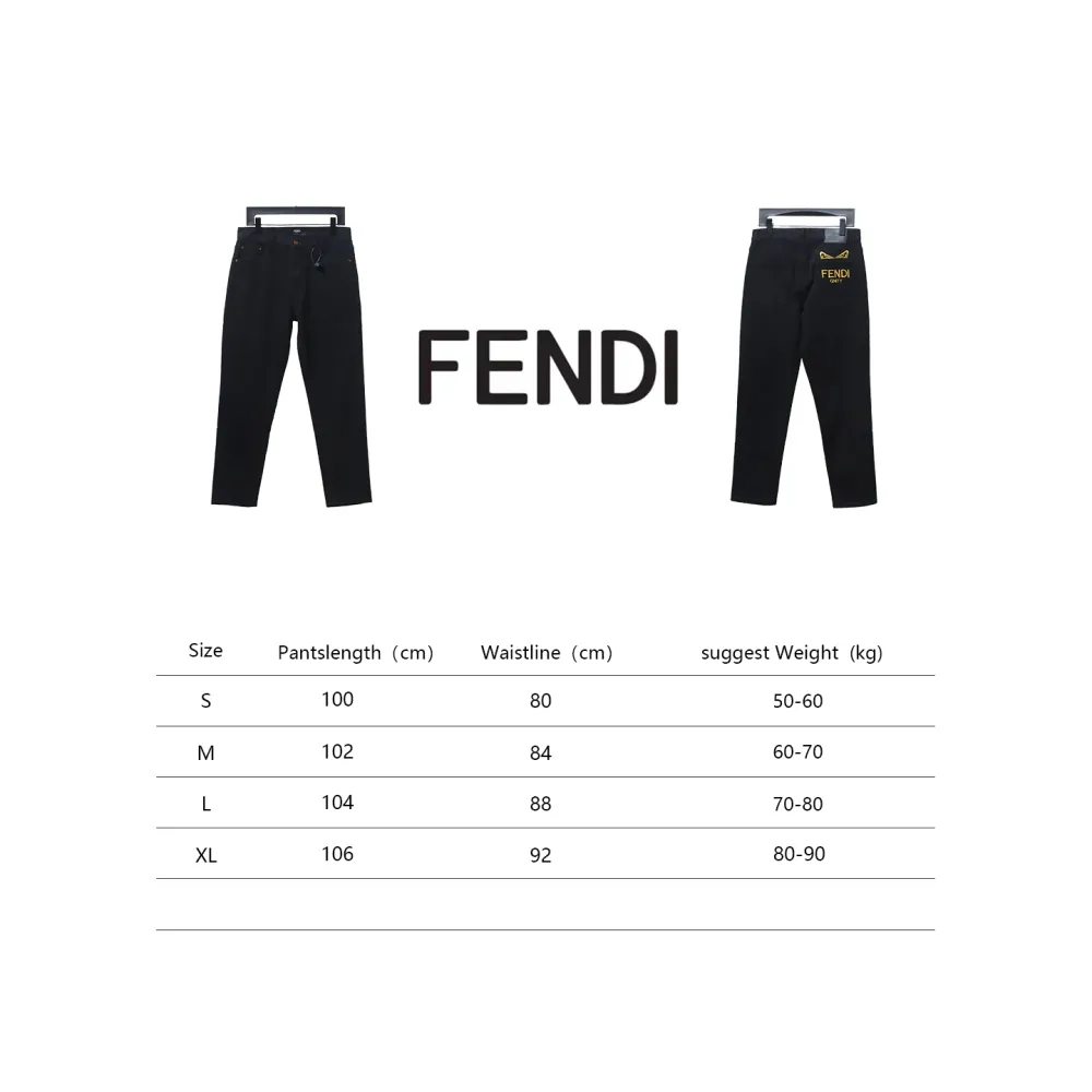 Fendi Monster Eyes Jeans