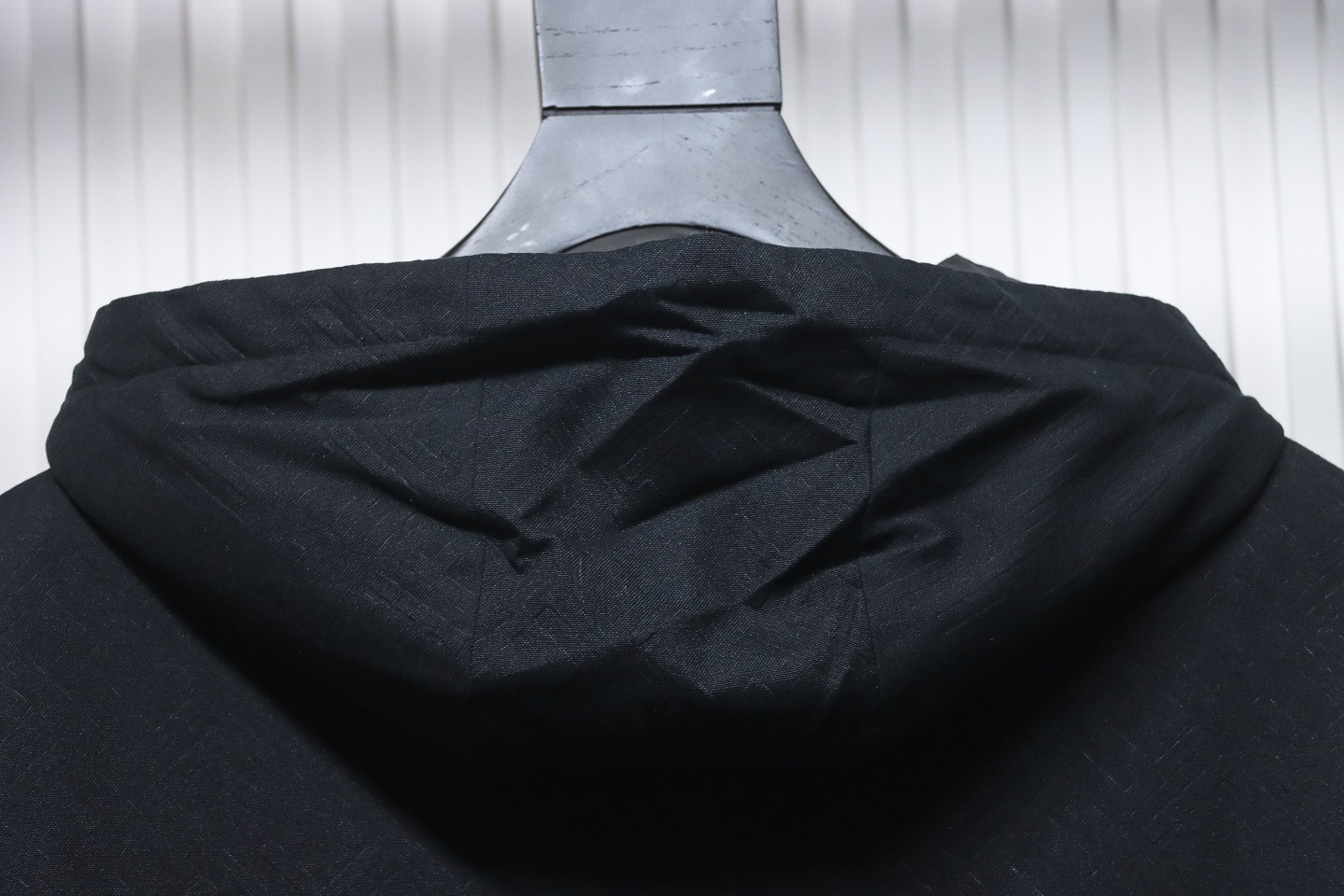 Fendi New Style Old Flower Pattern Zipper Hooded Jacket Black