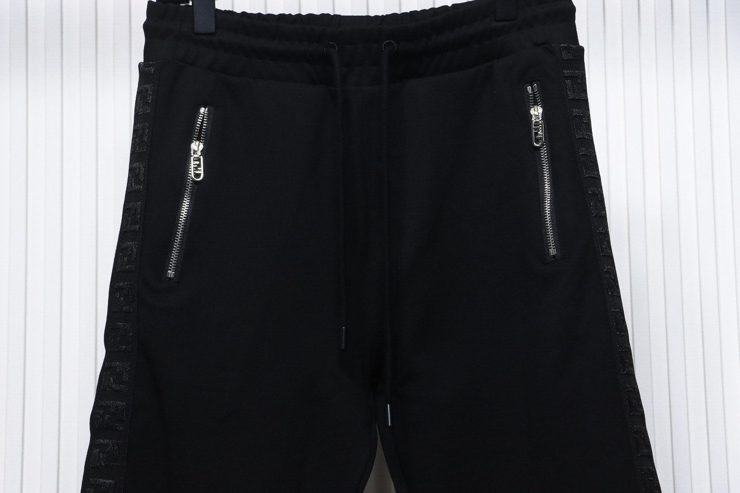 Fendi Side Pocket Double F Side Webbing Trousers