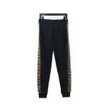 Fendi Small Glasses Embroidered Double F Webbing Sweatpants