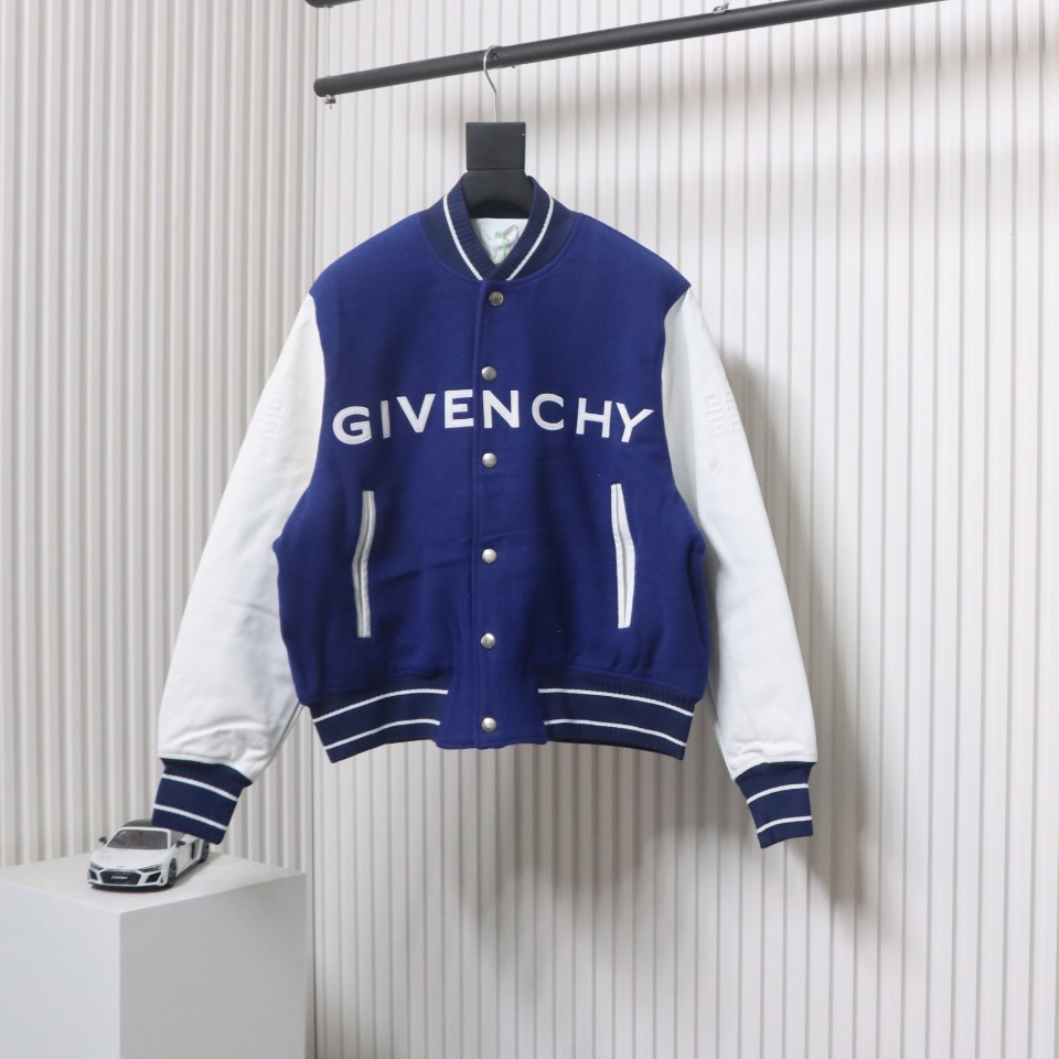 Givenchy 22FW Slogan Baseball Jacket