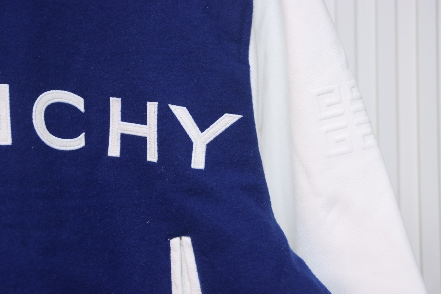 Givenchy 22FW Slogan Baseball Jacket