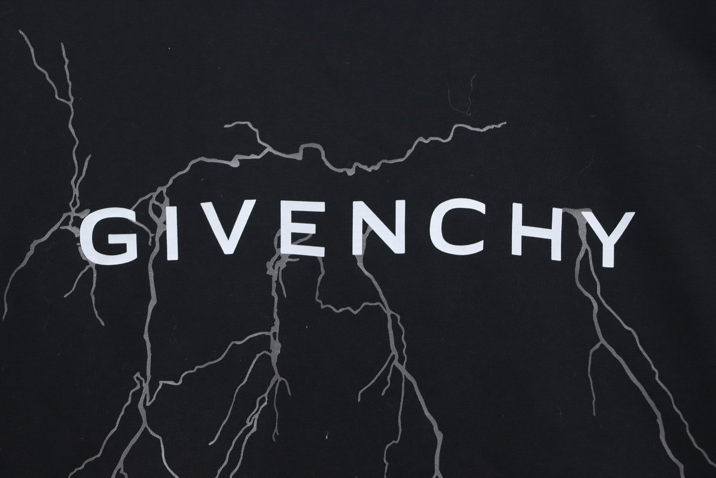 Givenchy 23 Reflective Lightning Crew Neck Hoodie