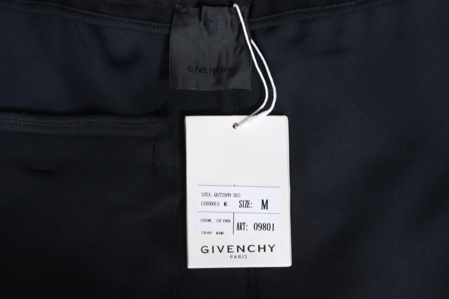 Givenchy 23Fw Embroidered Logo Casual Trousers
