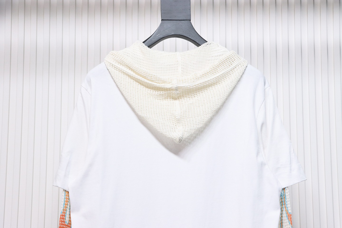 Givenchy 23FW Layered Flame Mesh Sleeves Hoodie