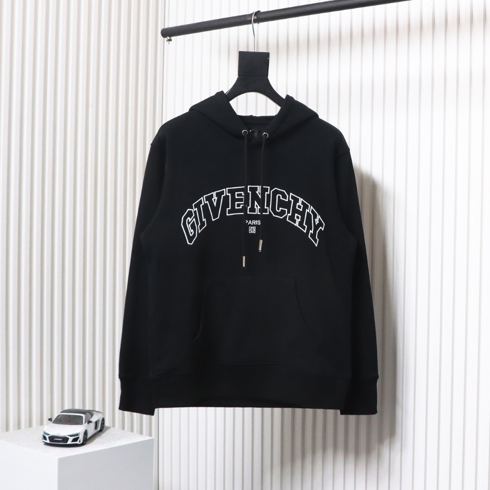 Givenchy 24FW Classic English Embroidery Hoodie