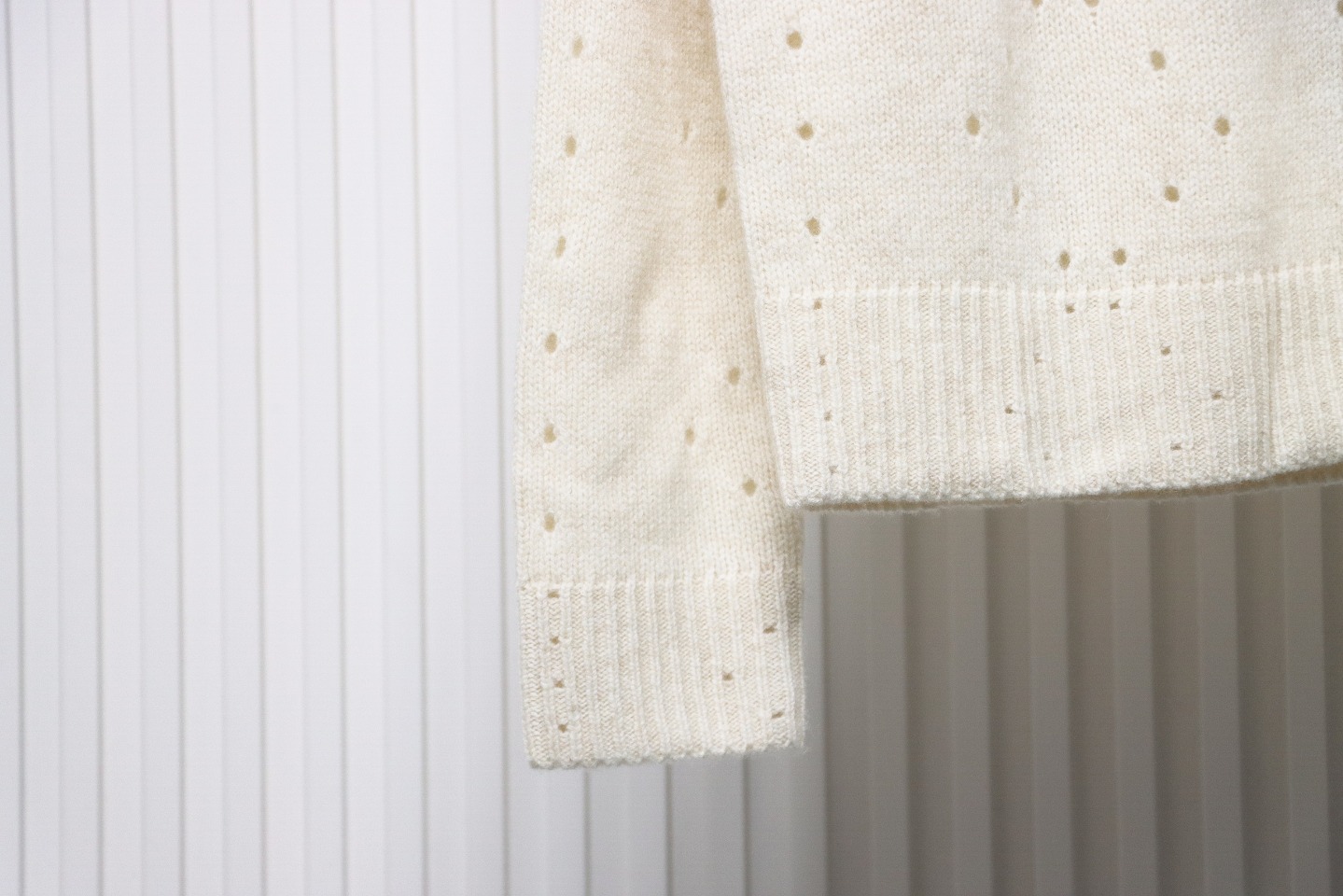 Givenchy 24FW Hollow Wool Lapel Sweater