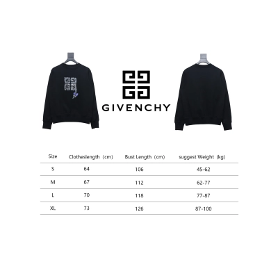 Givenchy 24FW Woven 4G Printed Crew Neck Hoodie 02