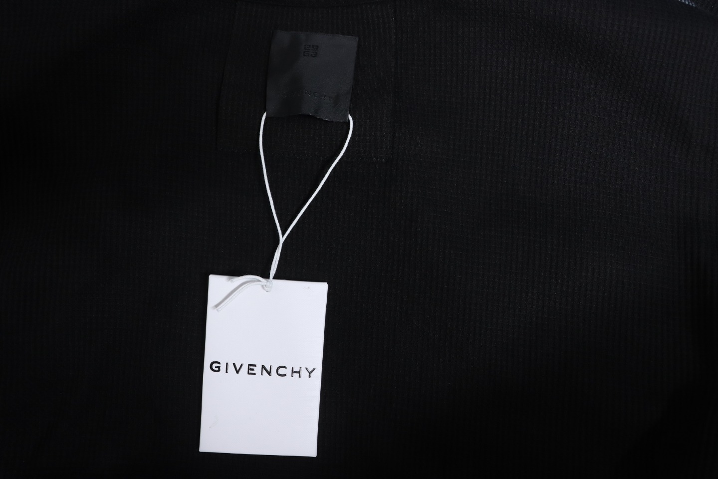 Givenchy 24SS Dragon Year Limited Edition Waffle Long Sleeve T-Shirt Black
