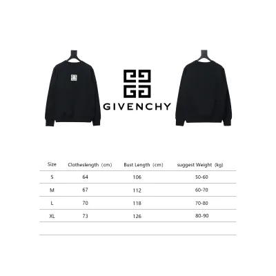 Givenchy 4G Five-pointed Star Double Needle Embroidery Crewneck Hoodie 02