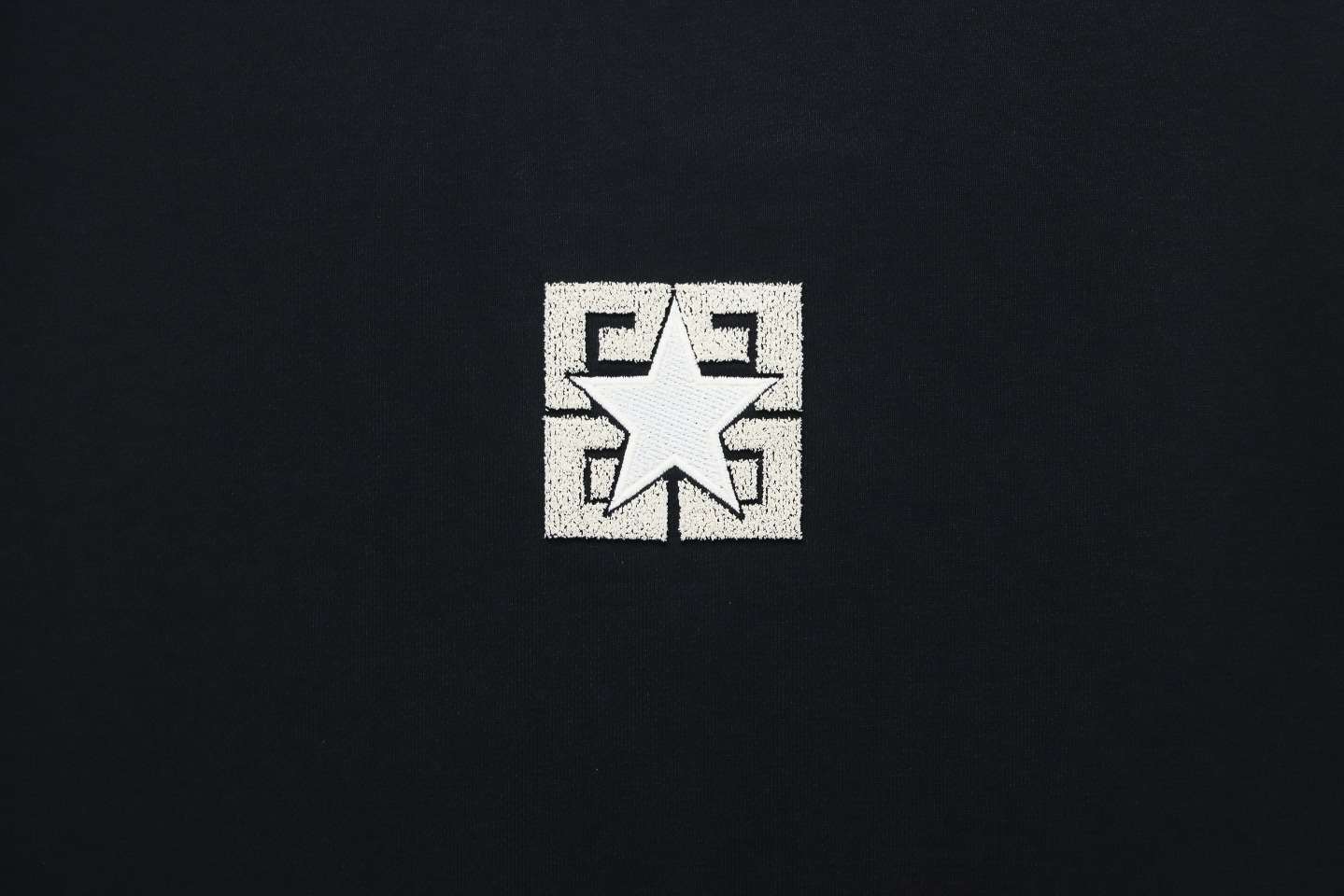 Givenchy 4G Five-pointed Star Double Needle Embroidery Crewneck Hoodie