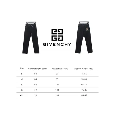 Givenchy Four-Grid Embroidered Jeans 02
