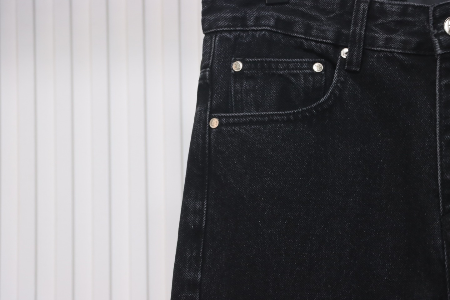 Givenchy Four-Grid Embroidered Jeans