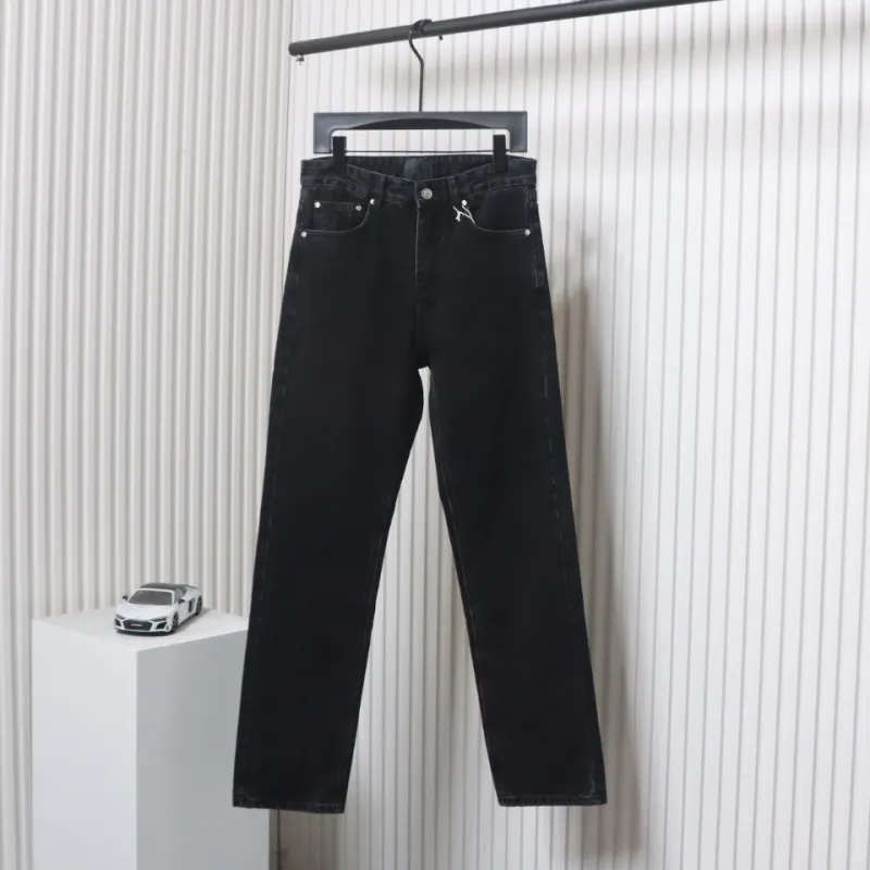 Givenchy Four-Grid Embroidered Jeans
