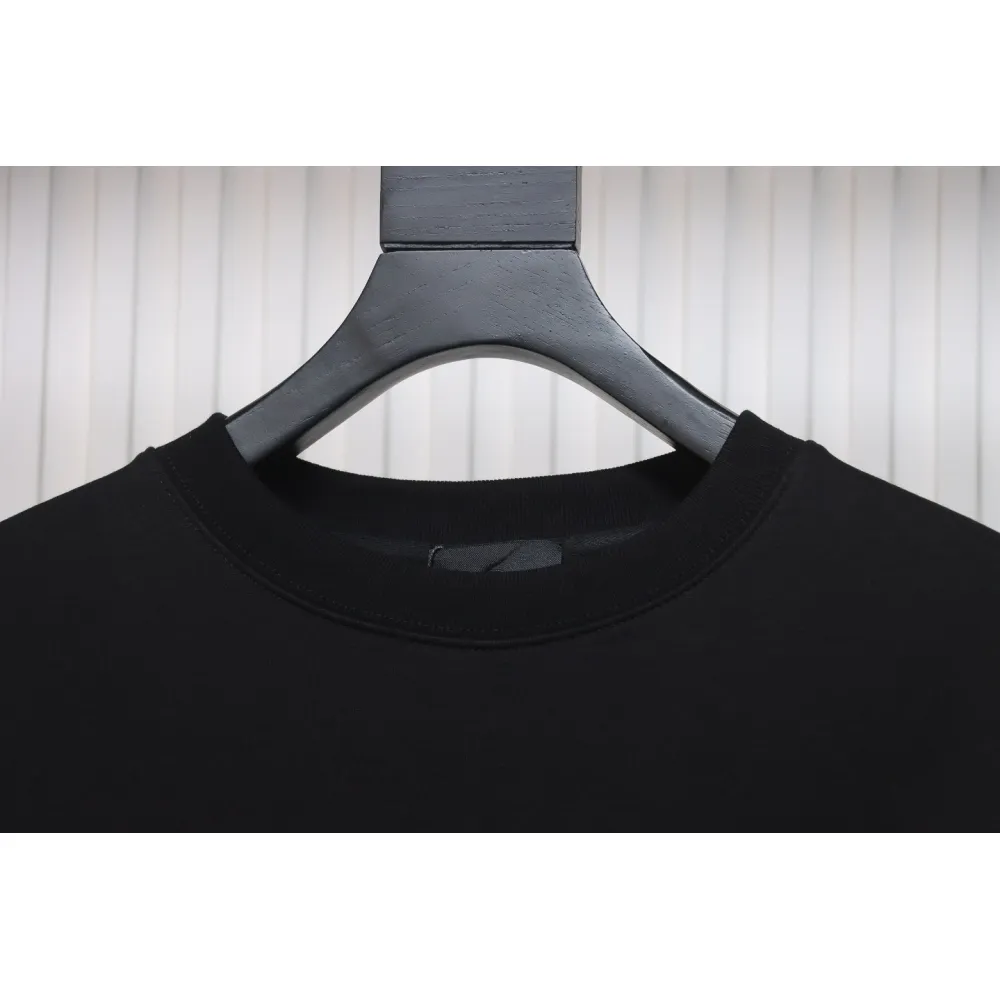 Givenchy Incomplete And Damaged Letter Round Neck Hoodie Black