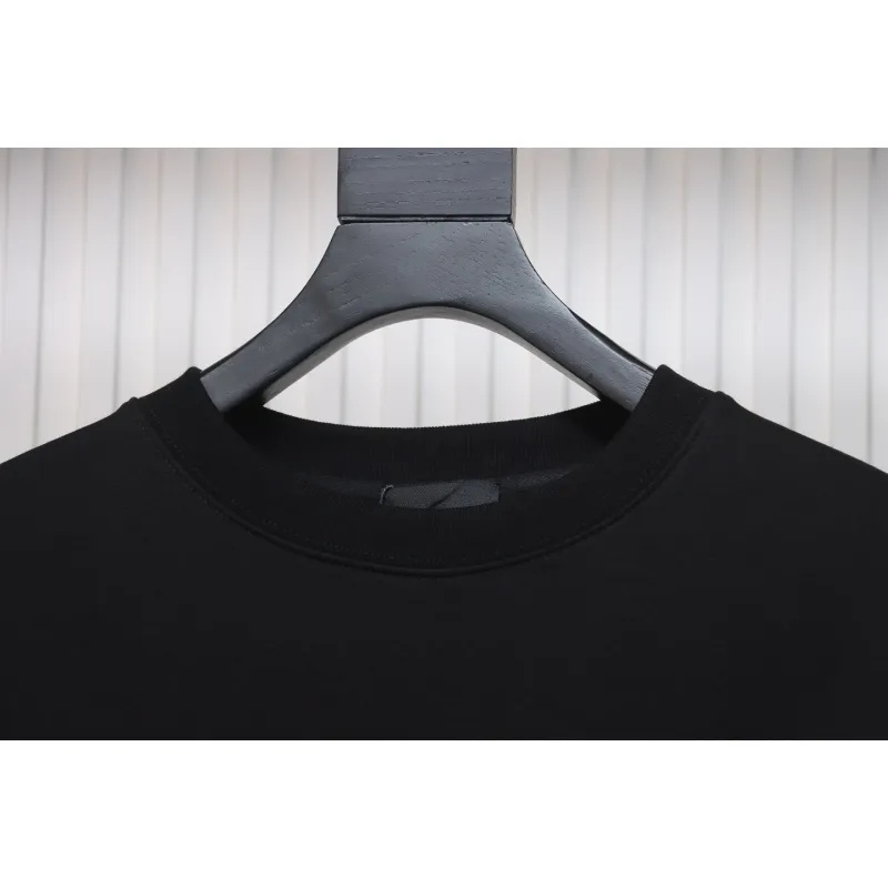 Givenchy Incomplete And Damaged Letter Round Neck Hoodie Black