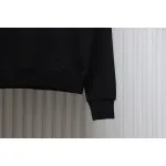 Givenchy Incomplete And Damaged Letter Round Neck Hoodie Black
