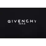 Givenchy Incomplete And Damaged Letter Round Neck Hoodie Black