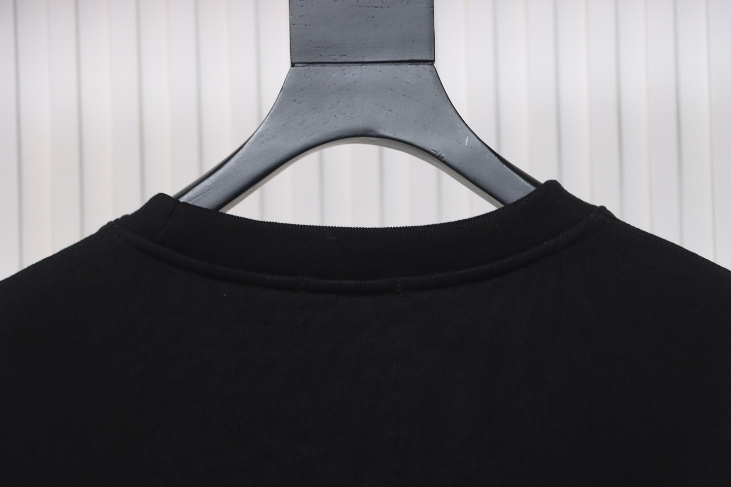 Givenchy Incomplete And Damaged Letter Round Neck Hoodie Black