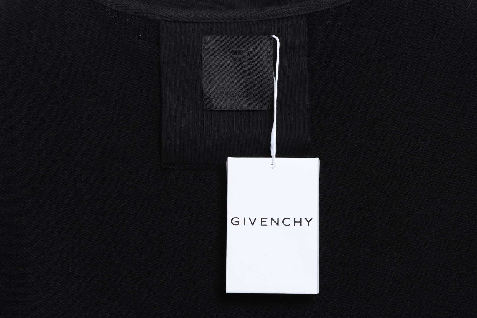 Givenchy Metal Smiley Face Crewneck Hoodie Black