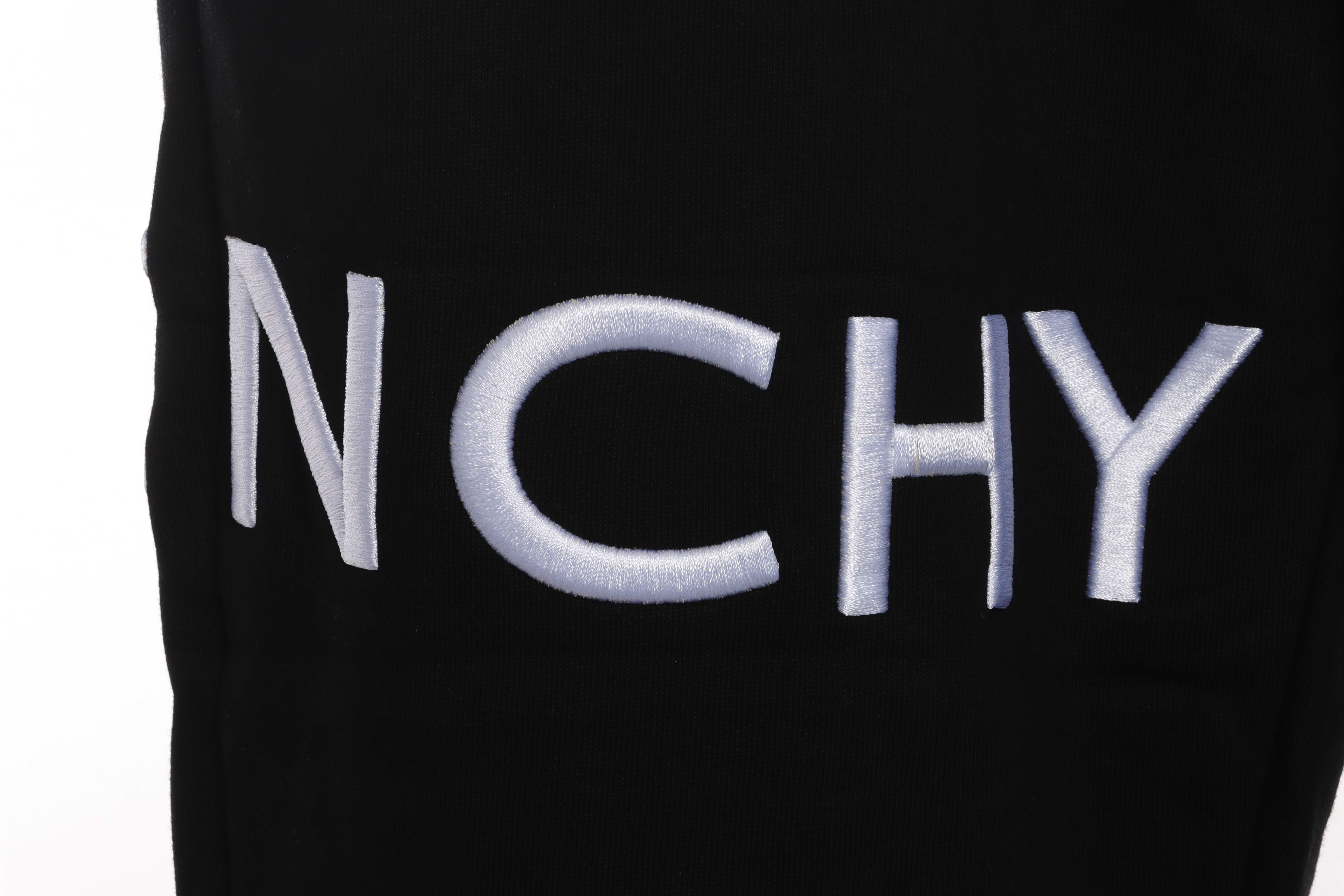 Givenchy Three-Dimensional Embroidered Logo Trousers