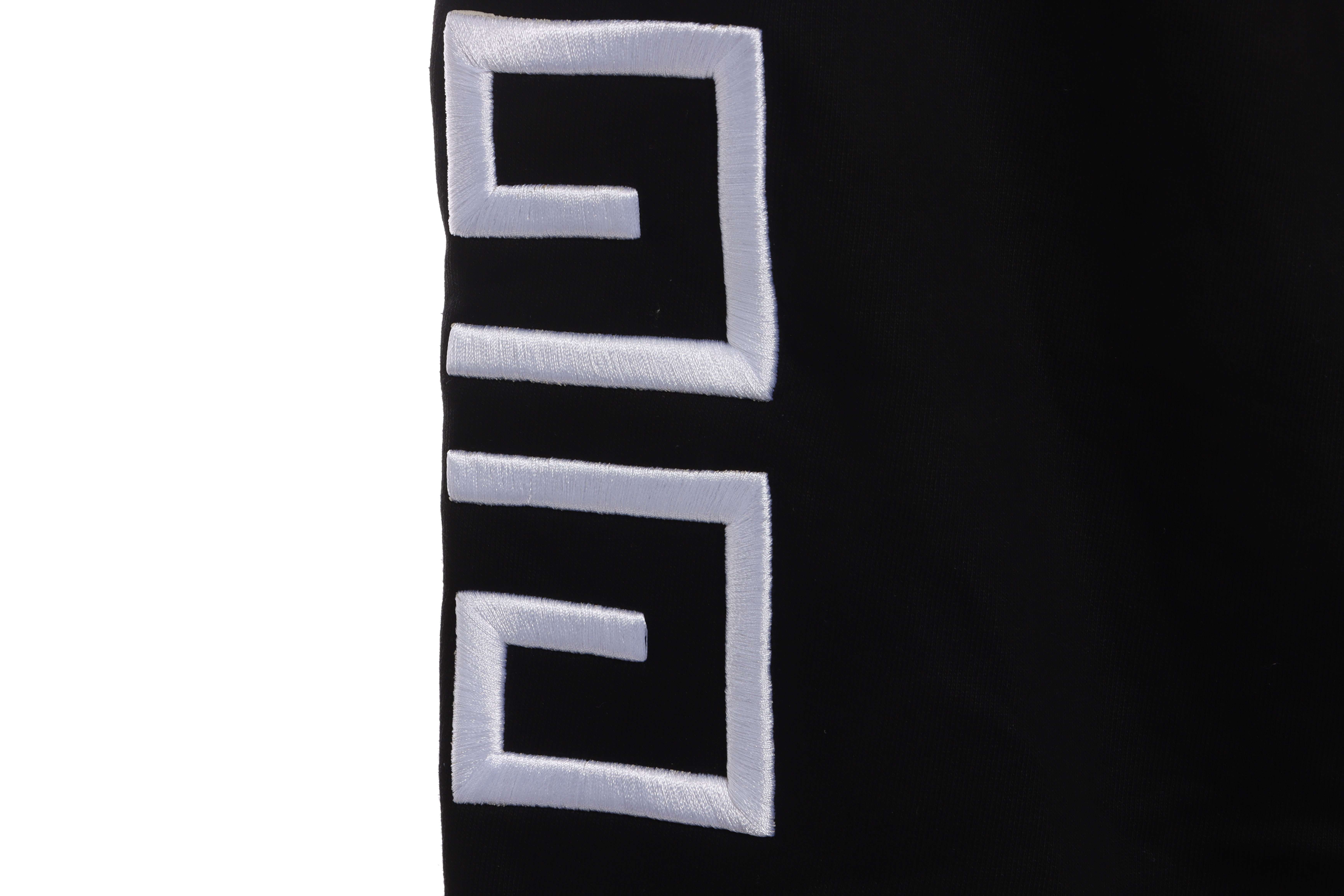 Givenchy Three-Dimensional Embroidered Logo Trousers