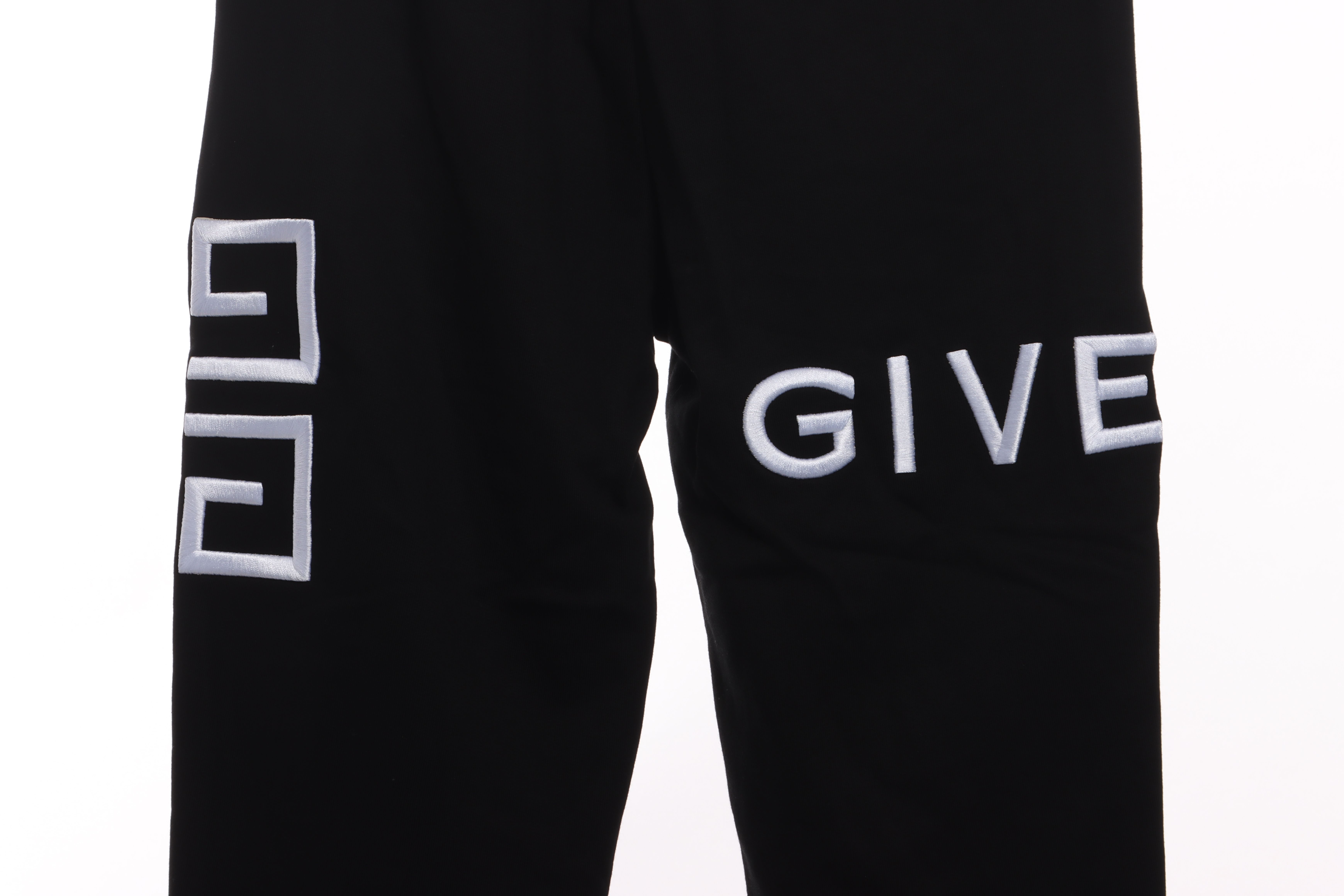 Givenchy Three-Dimensional Embroidered Logo Trousers
