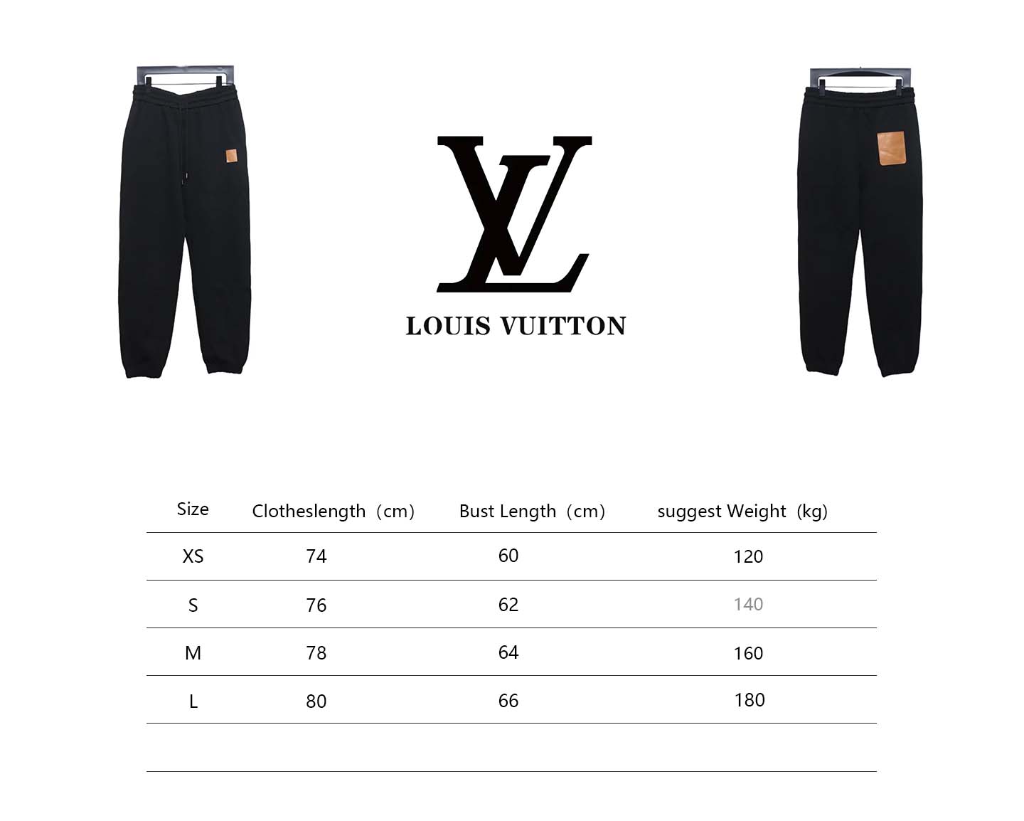 Loewe 23Fw Leather Logo Casual Trousers