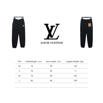 Loewe 23Fw Leather Logo Casual Trousers 02