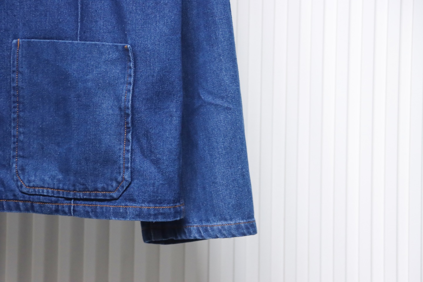 Loewe 23FW Leather Pocket Denim Denim Work Jacket