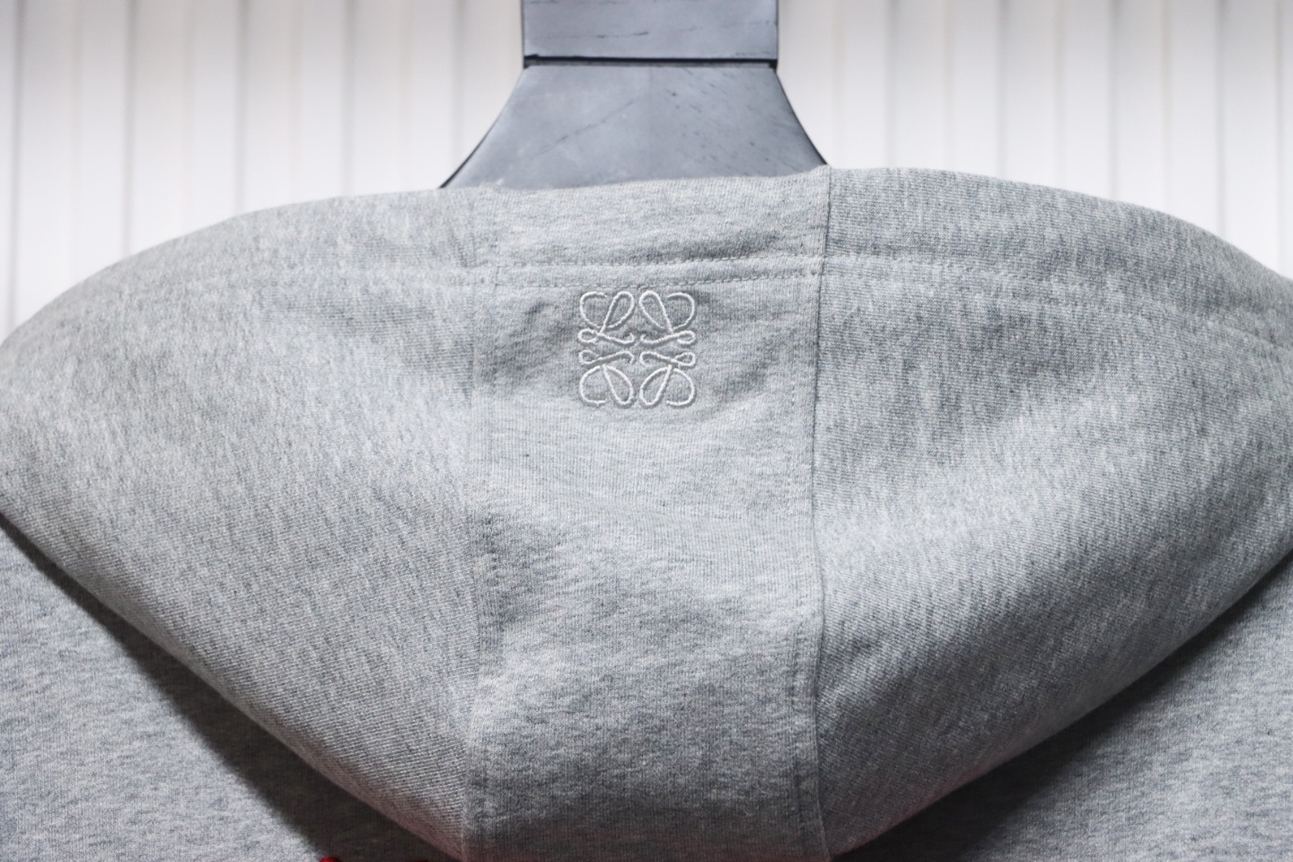 Loewe 23FW Mushroom Lettering Embroidered Hoodie