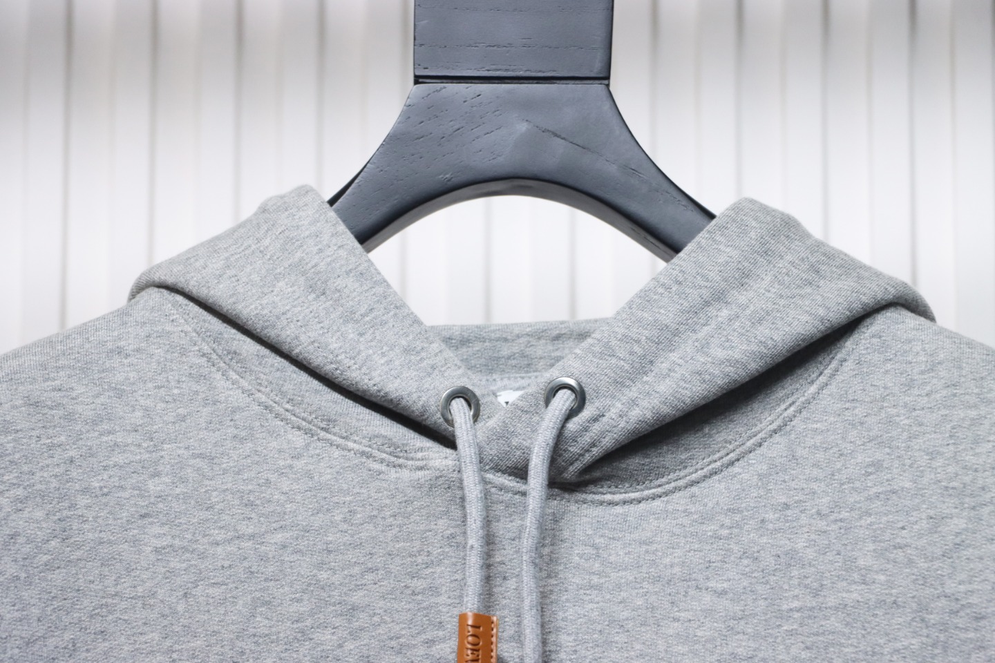 Loewe 23FW Mushroom Lettering Embroidered Hoodie