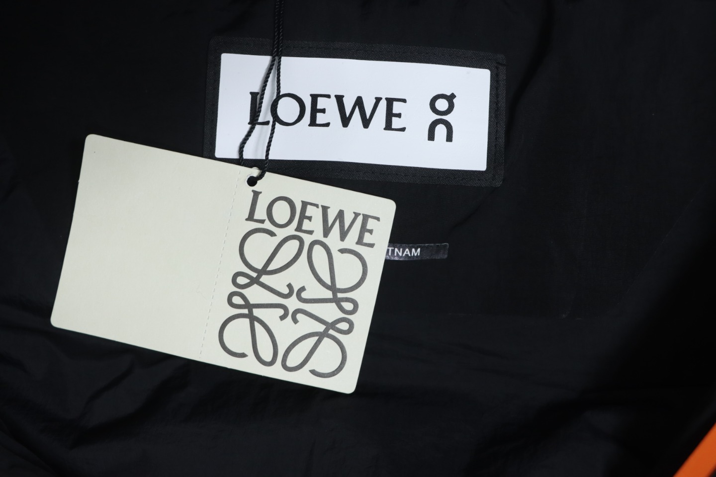 Loewe 24 Styles Of Angpao Joint Orange Zipper Hooded Down Vest