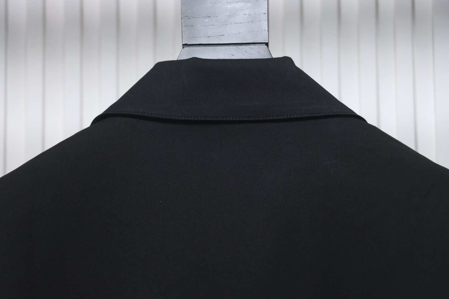 Loewe 24 Three Pocket Wool Work Lapel Jacket Black