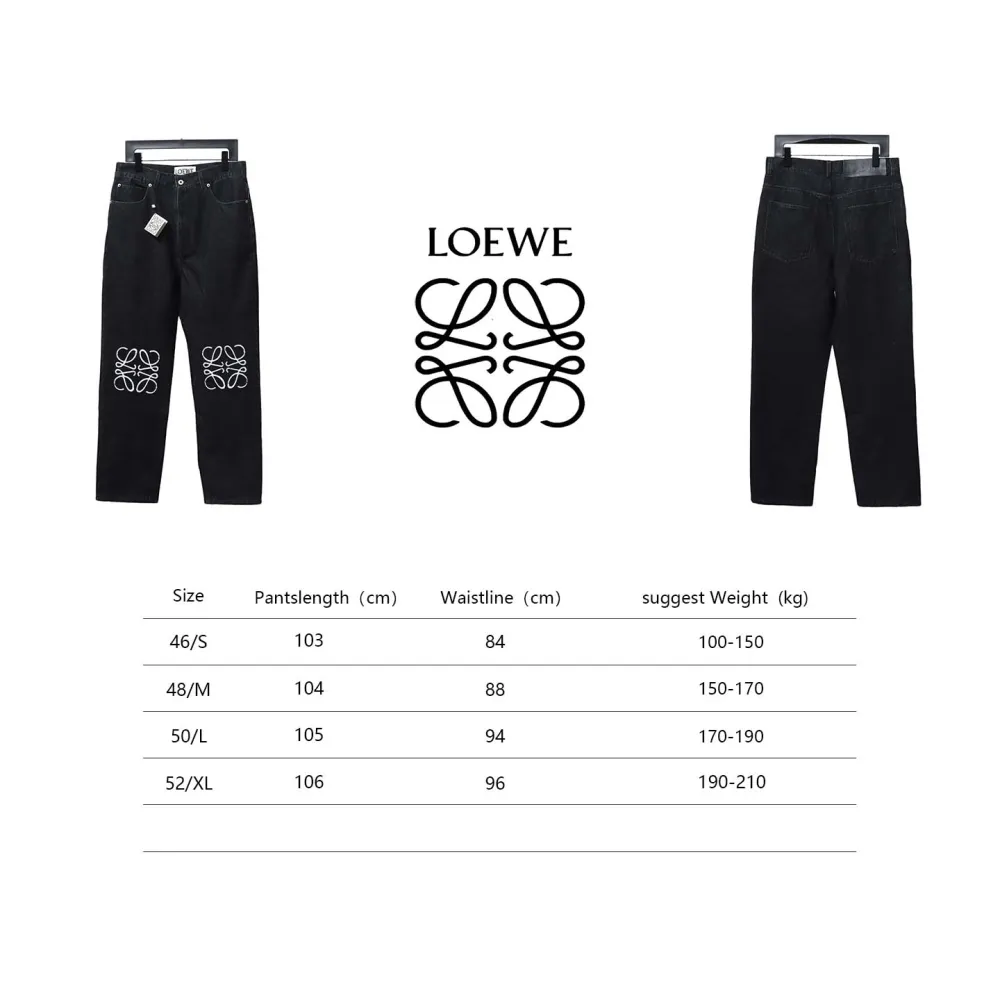Loewe 24Fw Knee-Length Denim Jeans