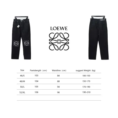 Loewe 24Fw Knee-Length Denim Jeans 02