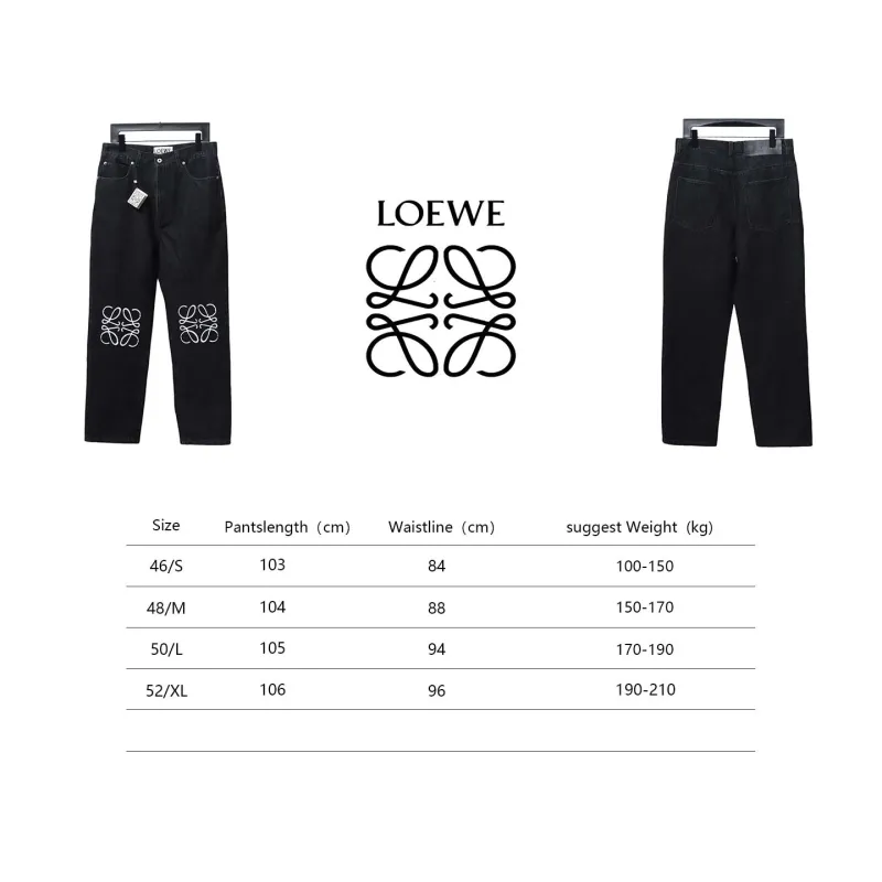 Loewe 24Fw Knee-Length Denim Jeans